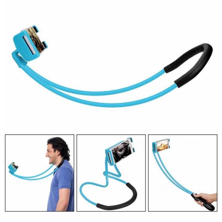 Flexible 360° Hands-Free Phone Holder – Bendable Neck Mount for Vlogging, TikTok & Tutorials