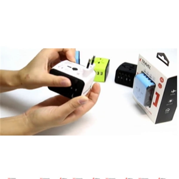 Universal Travel Power Adapter with USB Ports