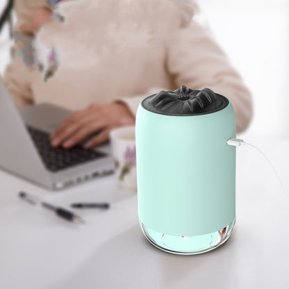 Mini Flame Effect Humidifier – Ultrasonic Aroma Diffuser for Home, Office & Car