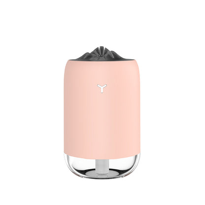 Mini Flame Effect Humidifier – Ultrasonic Aroma Diffuser for Home, Office & Car