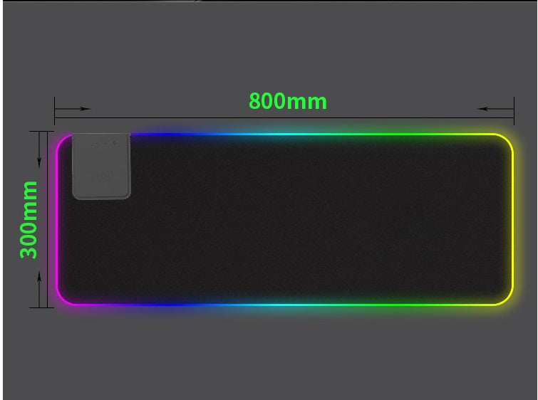 RGB Gaming Mouse Pad – Large LED Extended Desk Mat for Gamers