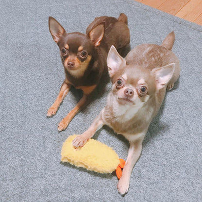 Dog Squeaky Shrimp Toy – Soft Plush Chew Toy for Small & Medium Pets