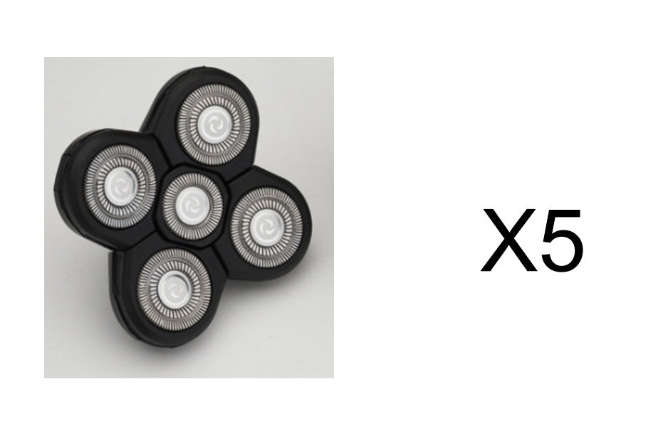 5-in-1 Electric Head Shaver for Men – Rechargeable Bald Shaver, Beard & Nose Trimmer Set