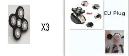 5-in-1 Electric Head Shaver for Men – Rechargeable Bald Shaver, Beard & Nose Trimmer Set