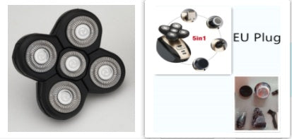 5-in-1 Electric Head Shaver for Men – Rechargeable Bald Shaver, Beard & Nose Trimmer Set